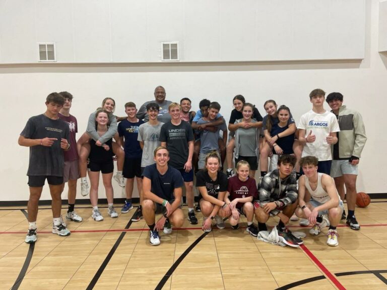 DIP Crusaders visited players in Montana in 2023 to deliver a basketball camp.